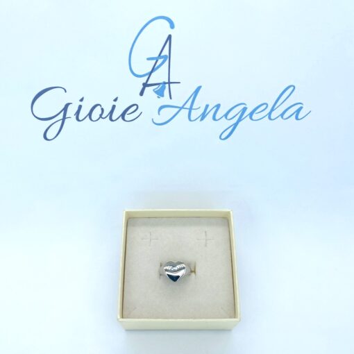 anello chevalier cuore liscio