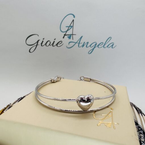 Bracciale rigido cuore